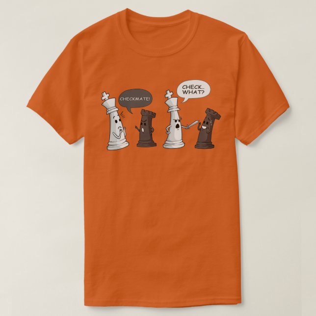 Checkmate Chess Castle Delarare Kung 1 T Shirt (Design framsida)