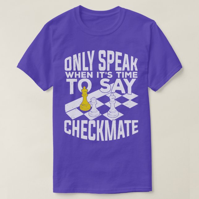 Checkmate Chess Game Player Gift T Shirt (Design framsida)