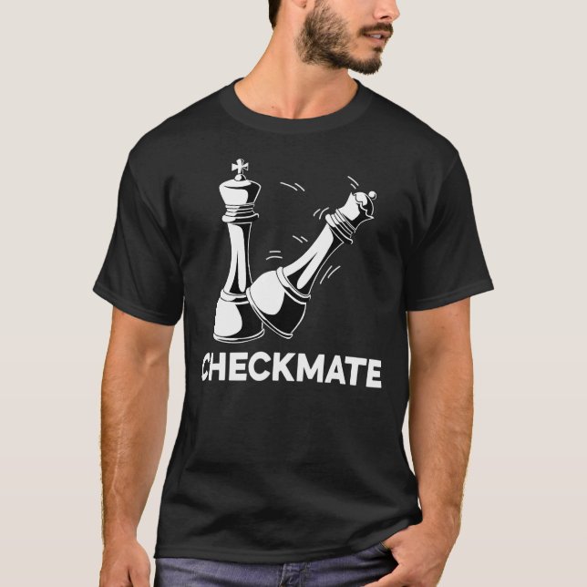 Checkmate Chess Player T Shirt (Framsida)