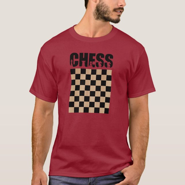 Checkmate Chess Player T Shirt (Framsida)