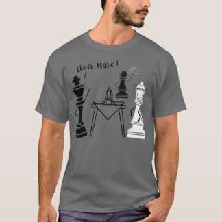 CHECKMATE for Chess Älskare T Shirt