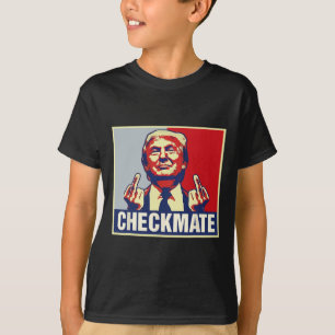 Checkmate Funny Trump 2024 Presidenten Kampanj T Shirt