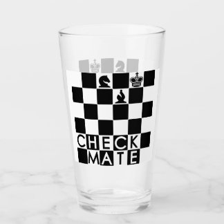 CheckMate Glass Tumbler Glaskopp