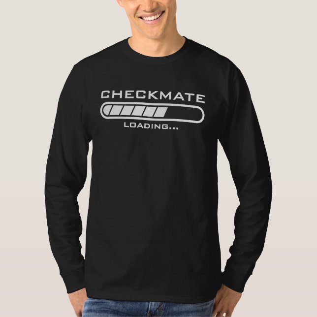 Checkmate Loading  Kids Mens Womens Gambit Funny C T Shirt (Framsida)