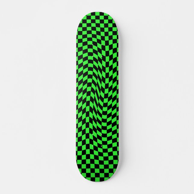 Checkpanel för vågigt av segment mini skateboard bräda 18,7 cm (Framsida)
