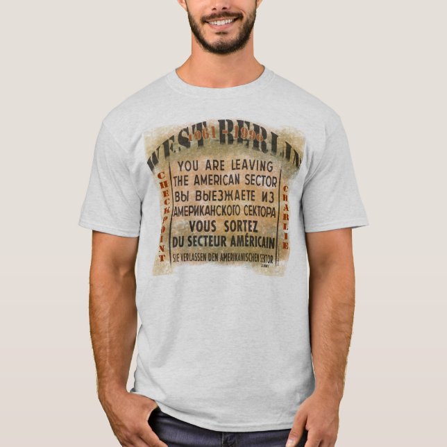 CheckPointCharlie Tee Shirt (Framsida)