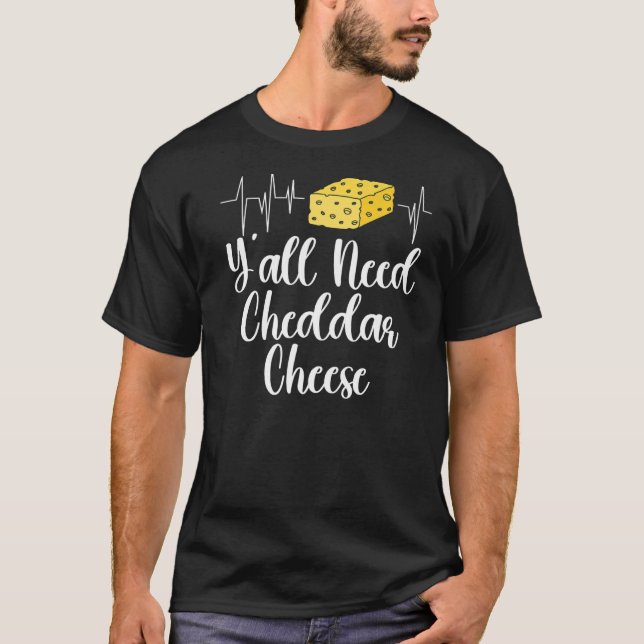 Cheddar Cheese Food 4 T Shirt (Framsida)
