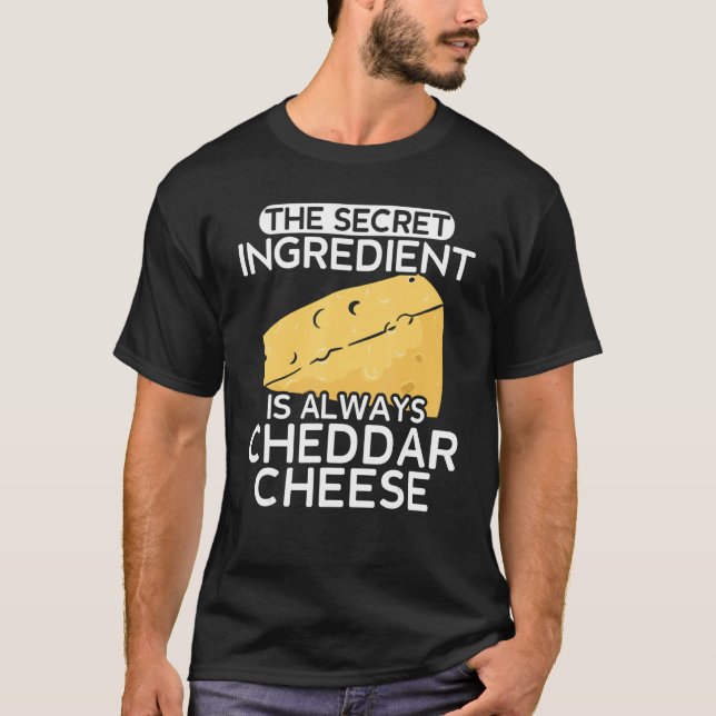 Cheddar Cheese Food 5 T Shirt (Framsida)