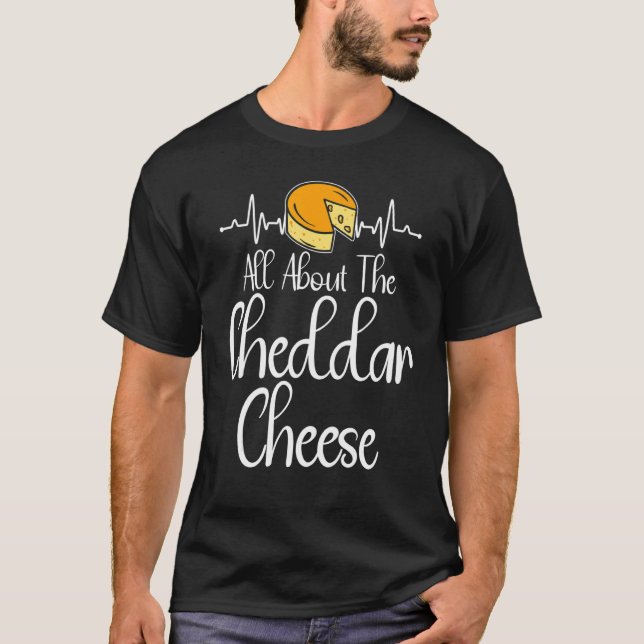 Cheddar Cheese Food T Shirt (Framsida)