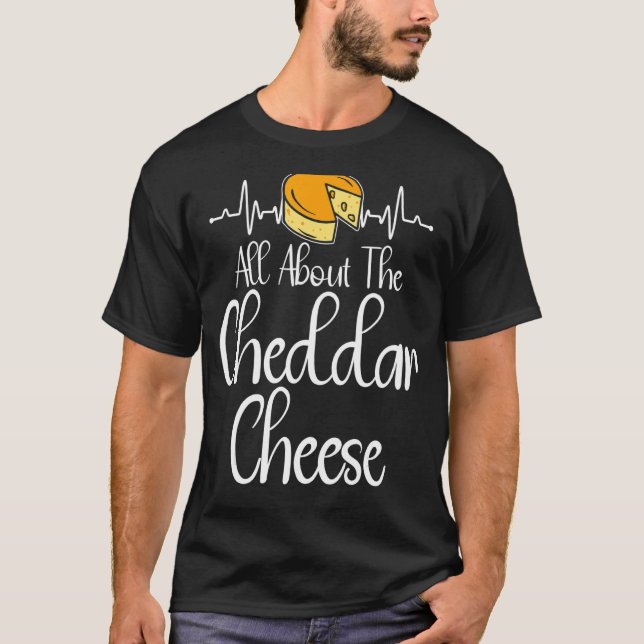 Cheddar Cheese Food T Shirt (Framsida)