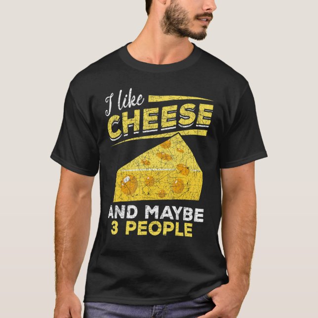 Cheddar Cheese Foodie Snack Gouda Cheese 1 T Shirt (Framsida)