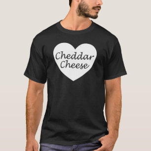 Cheddar Cheese Heart Apparel Unik Ost Desi T Shirt