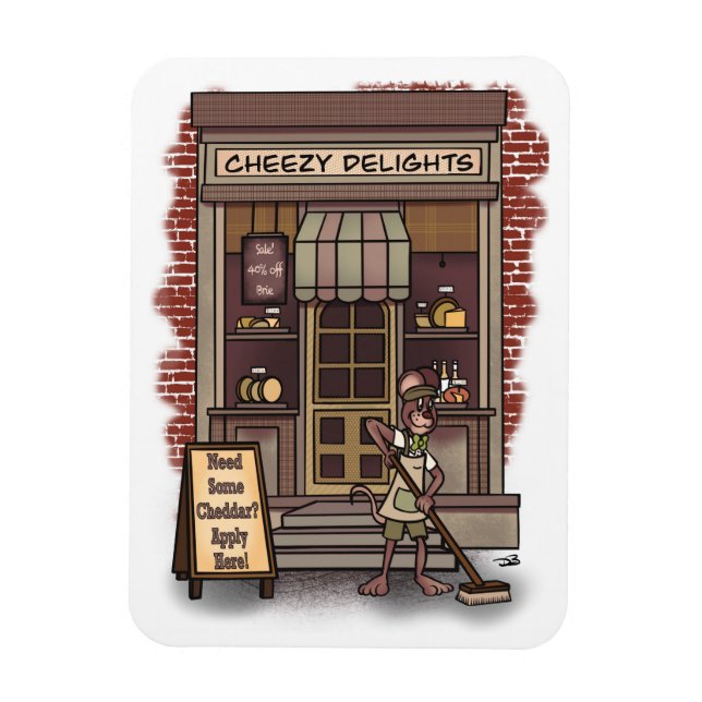 Cheddar Flexible Photo Magnet (Vertikal)