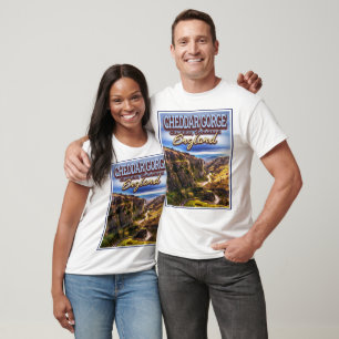 CHEDDAR GORGE - CHEDDAR SOMERSET ENGLAND UK T SHIRT