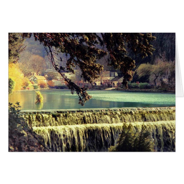 CHEDDAR GORGE HÄLSNINGSKORT (Framsidan Horizontal)