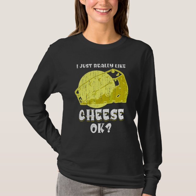 Cheddar Snack Foodie Ost   Ost T Shirt (Framsida)