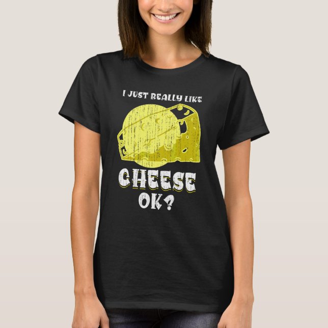 Cheddar Snack Foodie Ost   Ost T Shirt (Framsida)