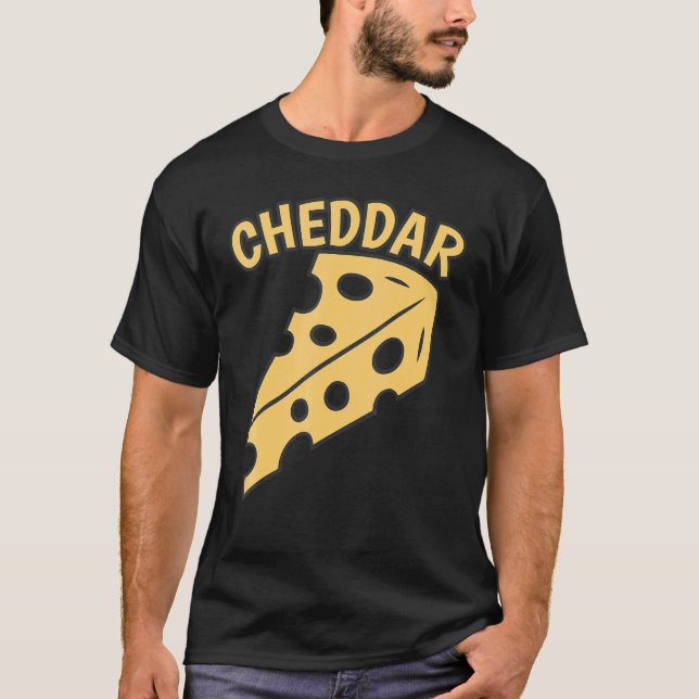Cheddar Tasty Cheddar Cheese T Shirt (Framsida)