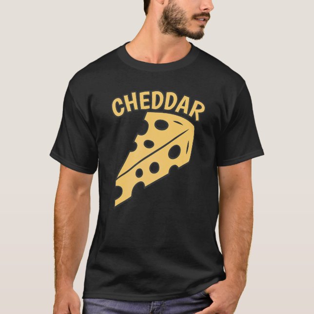 Cheddar Tasty Cheddar Cheese T Shirt (Framsida)