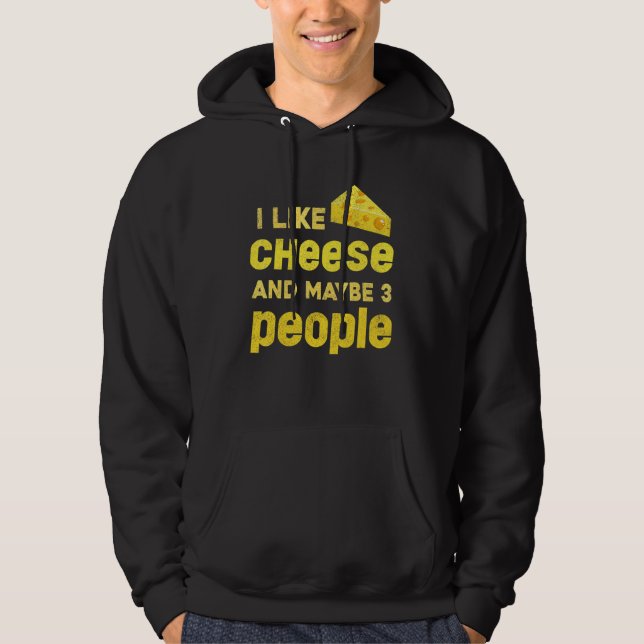 Cheddarost   Matprat Snabbmat Gouda   Ost Hoodie (Framsida)