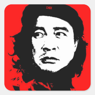 CHEE STICKERS FYRKANTIGT KLISTERMÄRKE