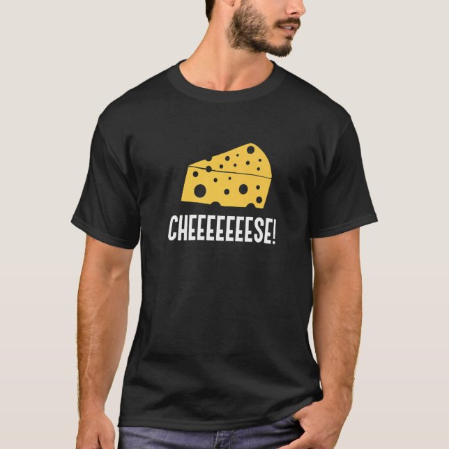 Cheeese Ironic Quote for a Cheesemaker Cheese T Shirt (Framsida)