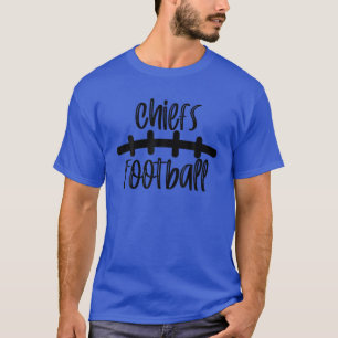 Cheefs Football School Spirit Team Mascot Game Nig T Shirt