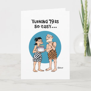 Cheeky 79:e födelsedagen kort