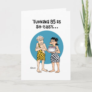 Cheeky 85:e födelsedagskortet kort