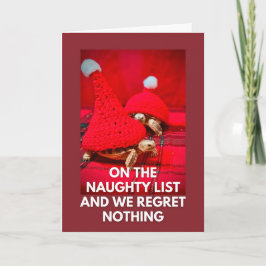 Cheeky Baby Turtles Best Friends Naughty List Kort