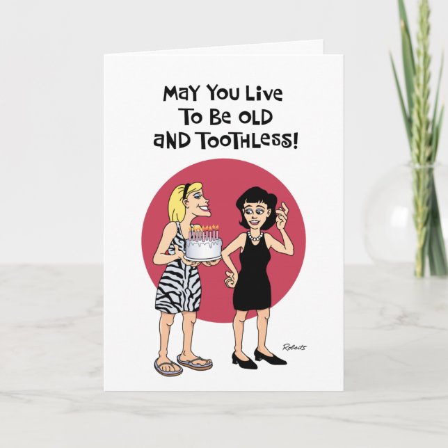 Cheeky BFF Birthday Kort (Framsida)