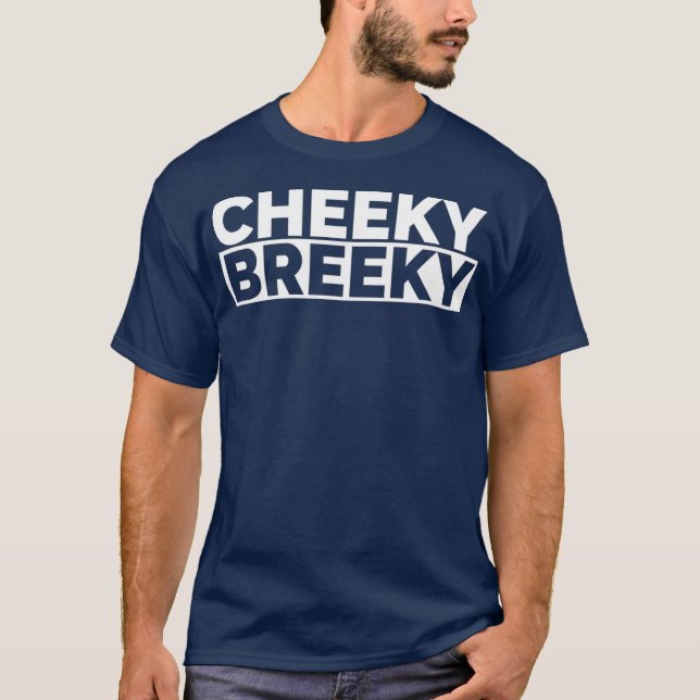 CHEEKY BREEKY Classic EFT Gaming FPS Funny Scav T Shirt (Framsida)