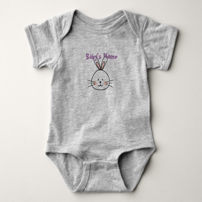 Cheeky Bunnies Mönster T Shirt (Framsida)
