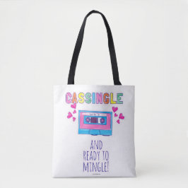 Cheeky Cassingle Nostalgia Music Tape Slogan Tygkasse