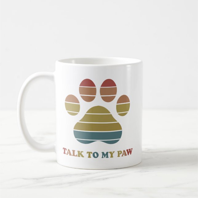 Cheeky Cat Paw Quip Kaffemugg (Vänster)