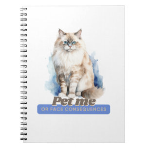 Cheeky Cat Quote Gift, Djur älskare Anteckningsbok