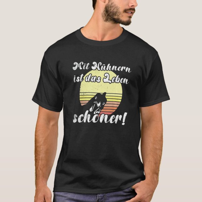 Cheeky Chicken Sunset Chicken Experience Is Beauti T Shirt (Framsida)