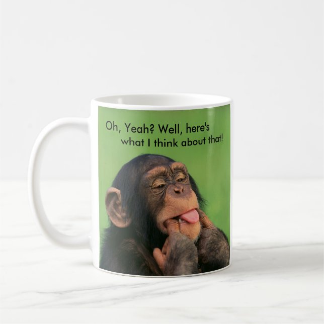Cheeky Chimp Kaffemugg (Vänster)