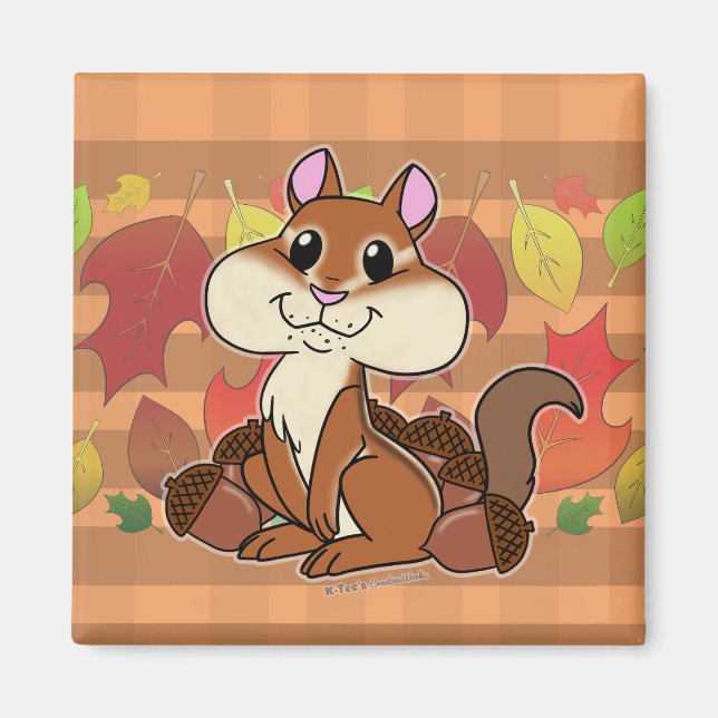Cheeky Chipmunk - Magnet (Framsidan)