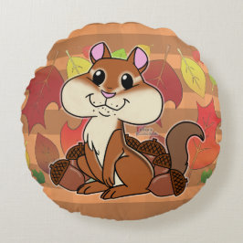 Cheeky Chipmunk - Rund Kudde