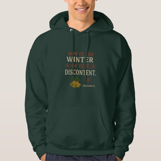 Cheeky Christmas Shakespear Quote  Hoodie (Framsida)
