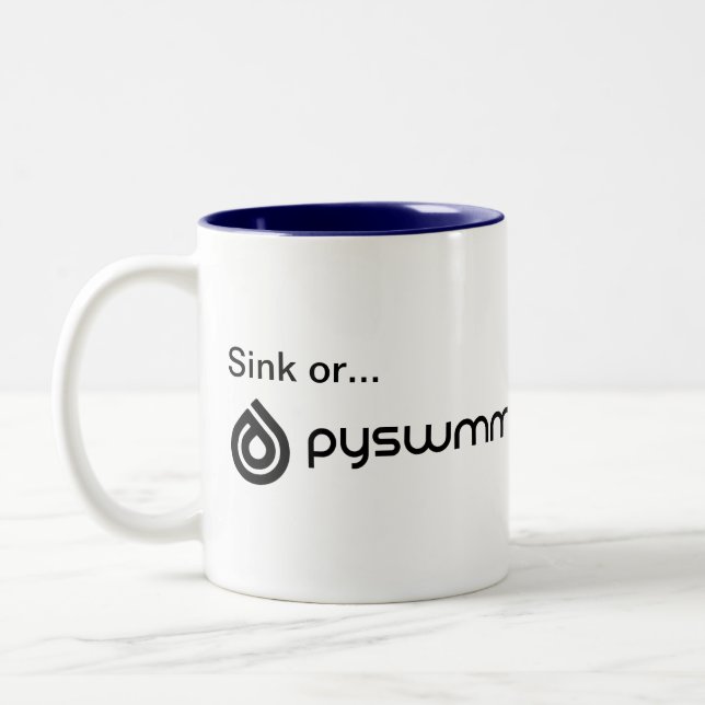 Cheeky Coffee Kopp... Två-Tonad Mugg (Vänster)