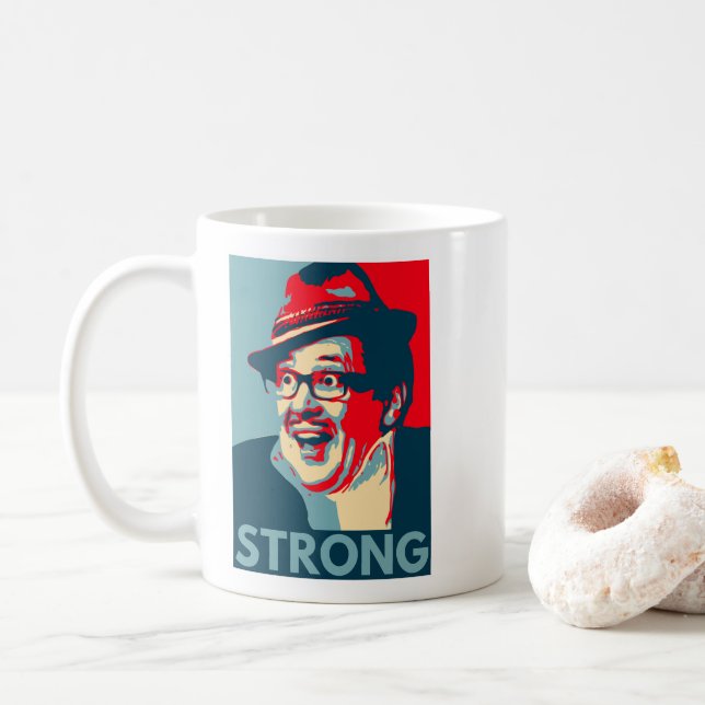 Cheeky Count Arthur Strong ceramic mugg (Med munk)