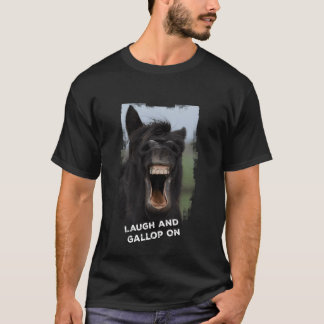 Cheeky hästtänder på visning Laugh och Gallop boy T Shirt