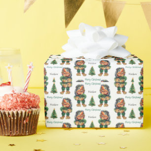 Cheeky jul Troll och Träd Delight Presentpapper
