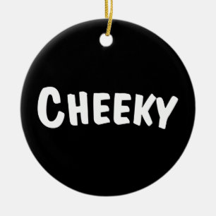 Cheeky Julgransprydnad Keramik