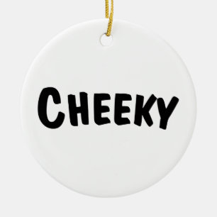 Cheeky Julgransprydnad Keramik