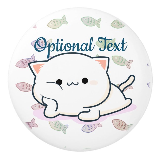 Cheeky Kawaii Stil Kitten Knopp (Framsidan)