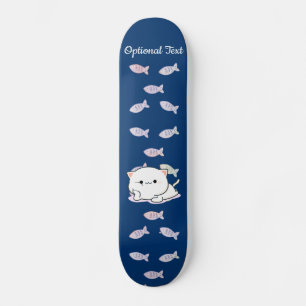 Cheeky Kawaii Stil Kitten   Mini Skateboard Bräda 18,5 Cm