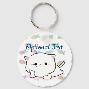 Cheeky Kawaii Stil Kitten Nyckelring